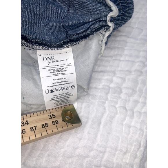 One By One Teaspoon Women's Blue‎ Super Trackie Harem Shorts Size XS - Picture 13 of 13